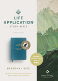 NLT Life Application Study Bible Third Edition Personal Size Teal Indexed (Red Letter Edition)