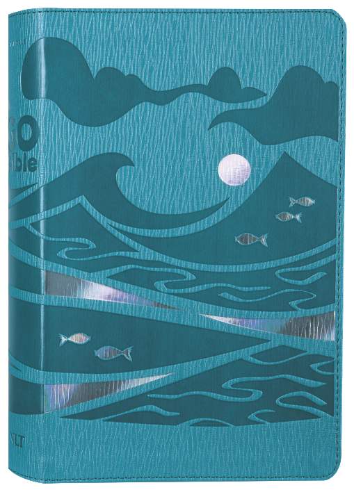 NLT Go Bible for Kids, Teal Ocean children's book