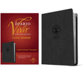 RVR60 Biblia de estudio del diario vivir letra grande Carbón (Letra Roja) (RVR60 Daily Living Study Bible Large Print Charcoal Red Letter, Spanish Edition)