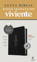 Ultrafine NTV Bible with Filament, Spanish Edition, Leather Bound with Red Lettering and Index