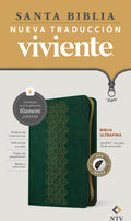 Ultrafine zipper Bible in Spanish NTV translation with index and red lettering