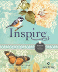 The NLT Inspire Bible for adults, a coloring and creative journaling Bible with Aquamarine cover