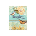 NLT Inspire Praise Bible Vintage Blue/Cream (Black Letter Edition)