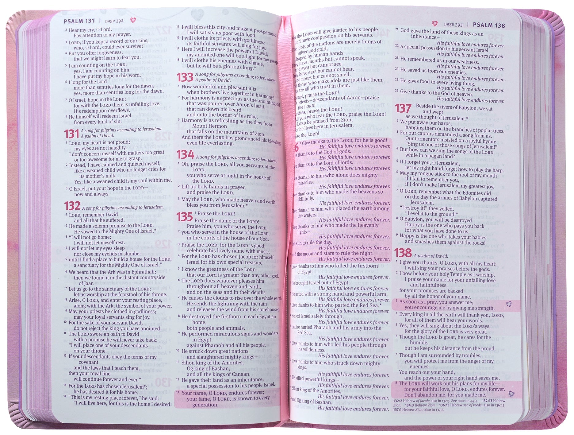 NLT My Beautiful Princess Bible Pink Sparkles