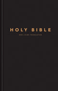 New Living Translation Large Print Pew Bible with Black Letter Edition in a sturdy black binding