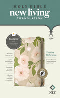 NLT Thinline Reference Zipper Bible Filament Enabled Tender Blossom Taupe Indexed (Red Letter Edition)
