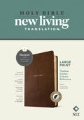 Large Print Thinline Reference Bible with Center-Column Study Notes in Red Letter Edition