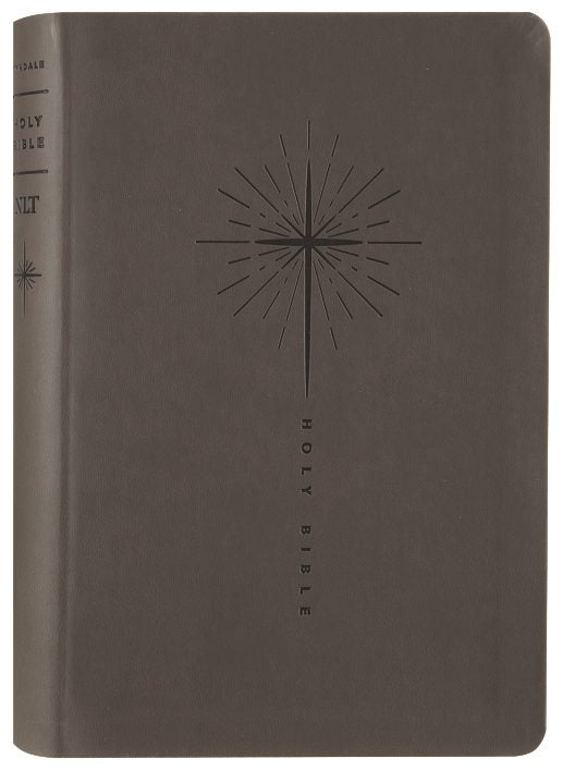 New Living Translation Premium Gift Bible in Star Cross Taupe (Red Letter Edition)