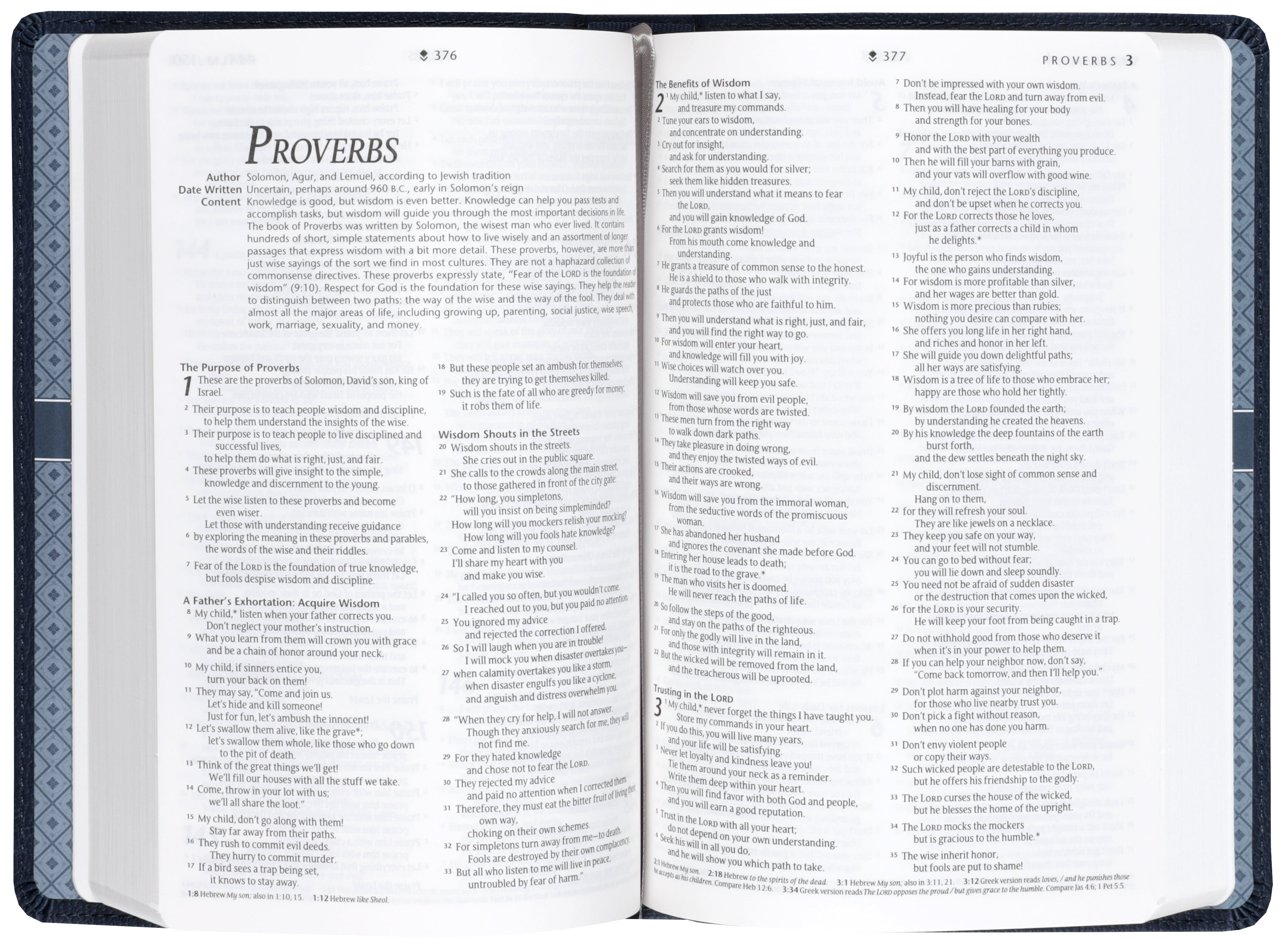 NLT Premium Gift Bible Filament Enabled Blue Cross (Red Letter Edition)