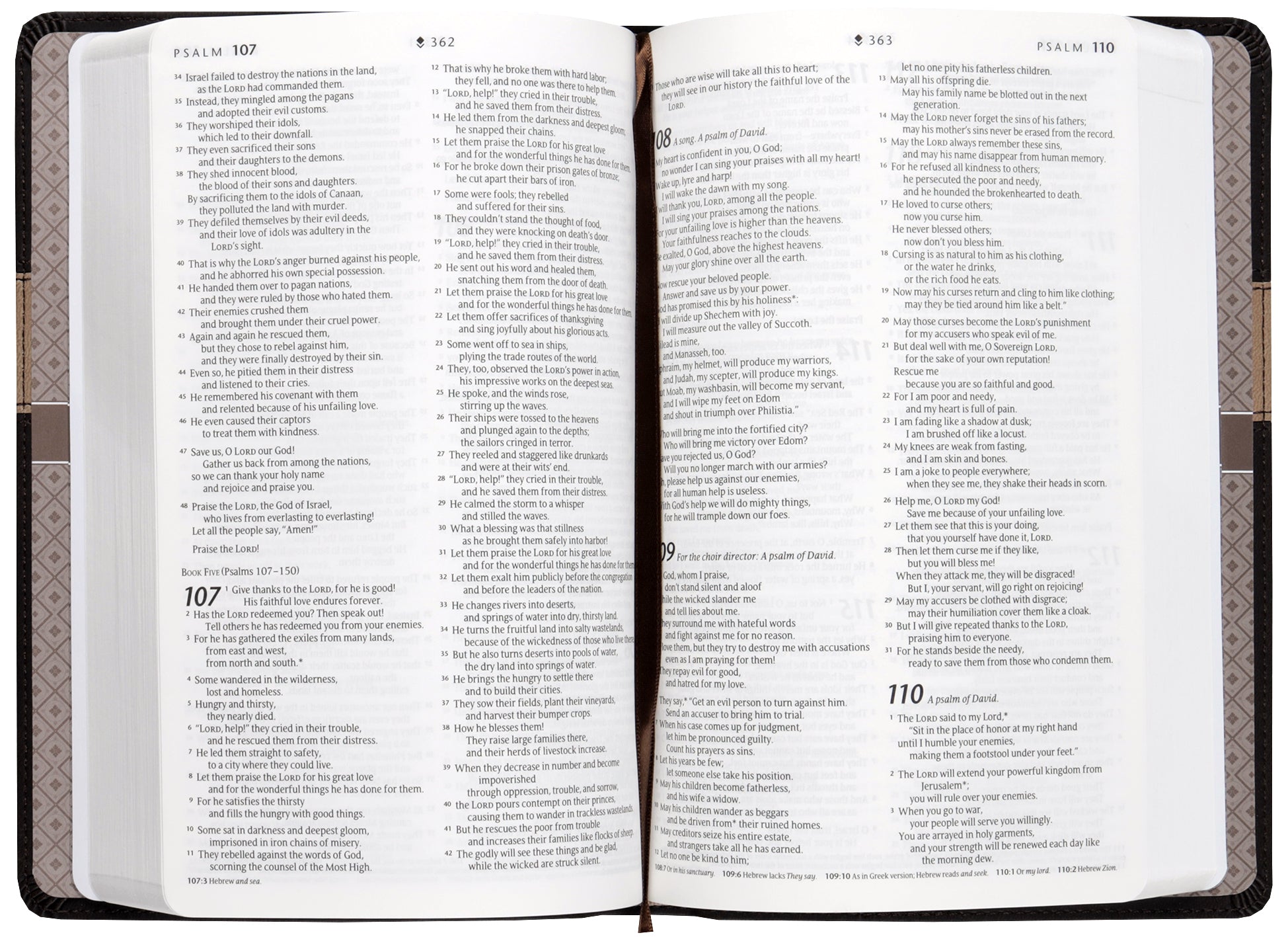 Purchase New Living Translation Premium Gift Bible in Dark Brown/Tan (Red Letter Edition) Online