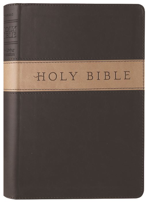 Buy NLT Bible Online - New Living Translation Premium Gift Bible in Dark Brown/Tan (Red Letter Edition)