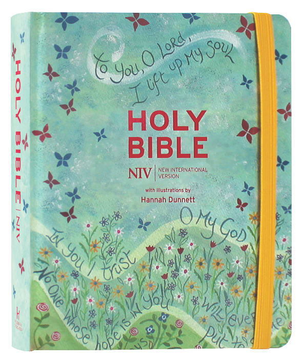 Anglicised NIV Journaling Bible with elastic strap, ideal for note-taking and reflection