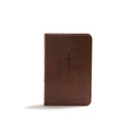 CSB Compact Bible Brown Value Edition (Red Letter Edition)