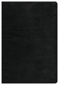 CSB Giant Print Reference Bible Black Indexed (Red Letter Edition)
