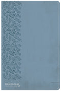 Elegant Blue Indexed CSB Courage Devotional Bible with Black Letter Edition