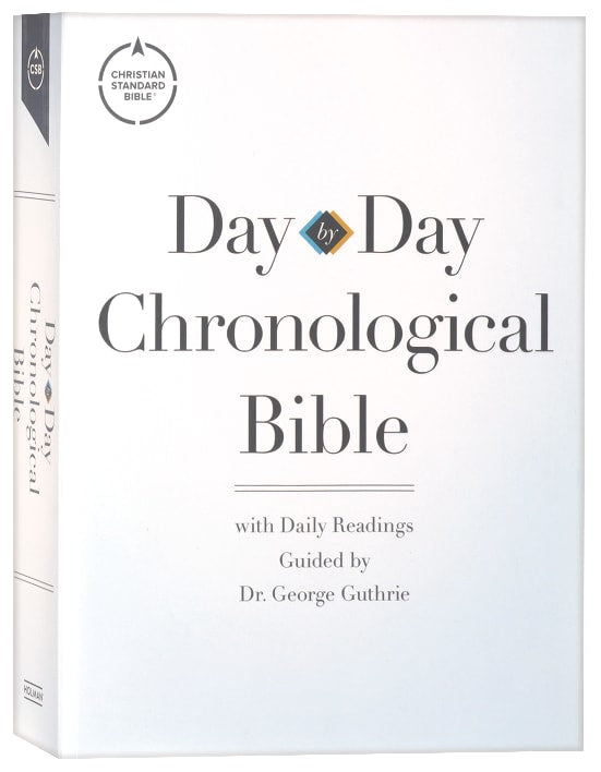 Elevate your devotional study with our luxurious CSB Day-By-Day Chronological Bible.