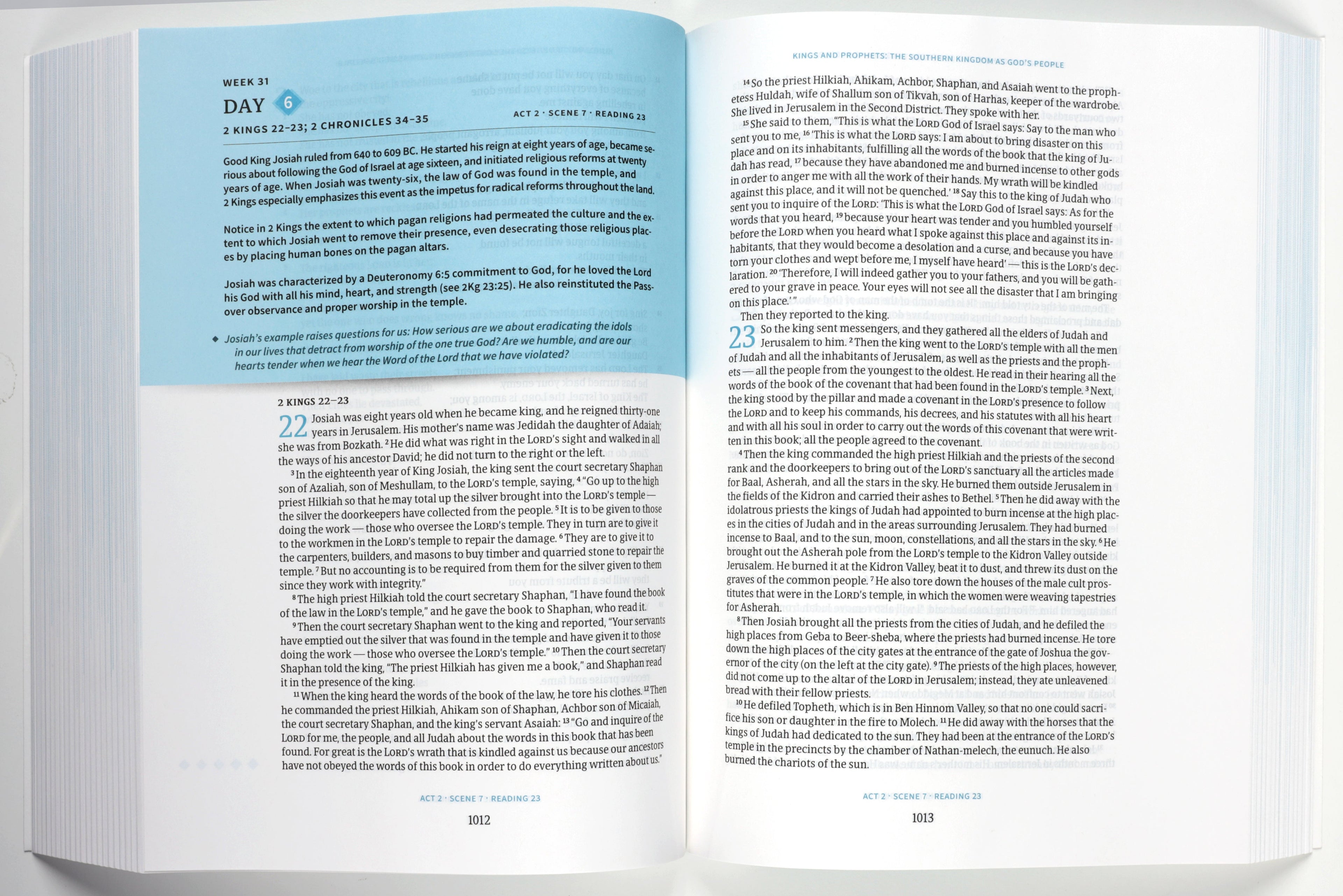 Discover a deeper connection with our high-end CSB Day-By-Day Chronological Bible for daily devotions.