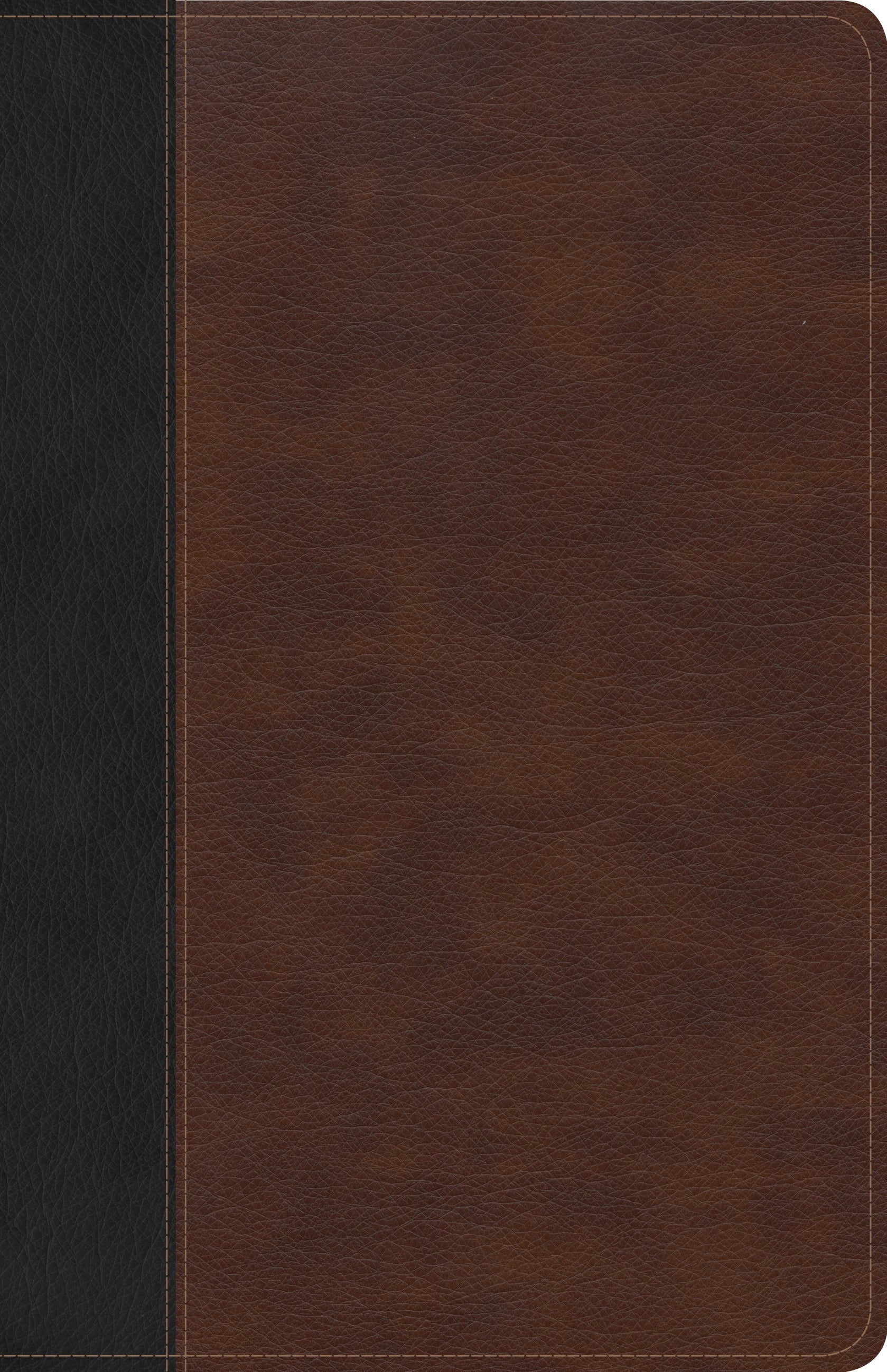 Elegant CSB Christian Standard Bible brown and black indexed red letter edition