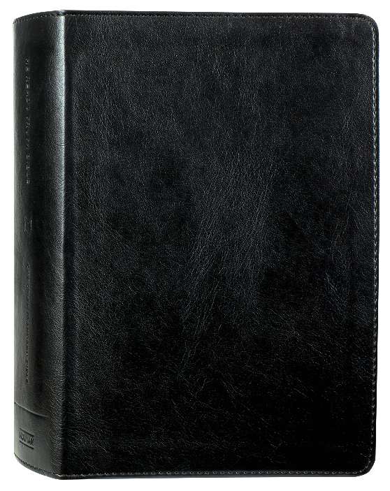 Luxury Christian Standard Bible: CSB He Reads Truth Bible, premium black leather