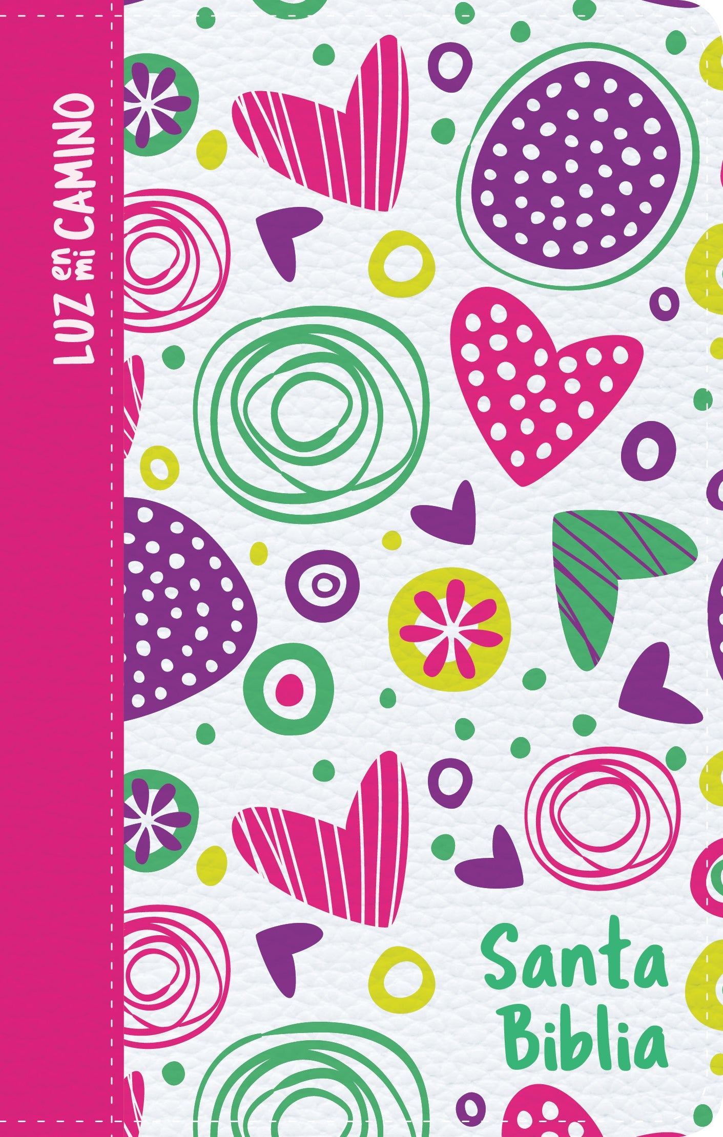 Nvi Biblia Luz En Mi Camino Corazones (Light In My Way Bible Hearts)