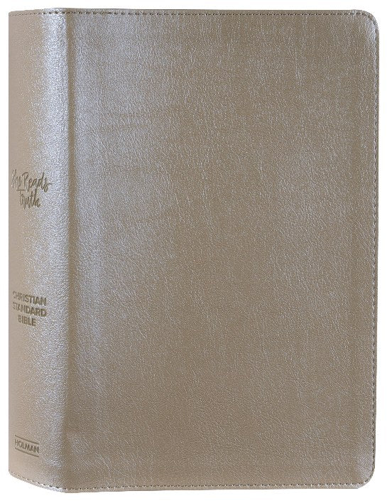A devotional journaling Bible designed for women, featuring the CSB translation and inspirational content