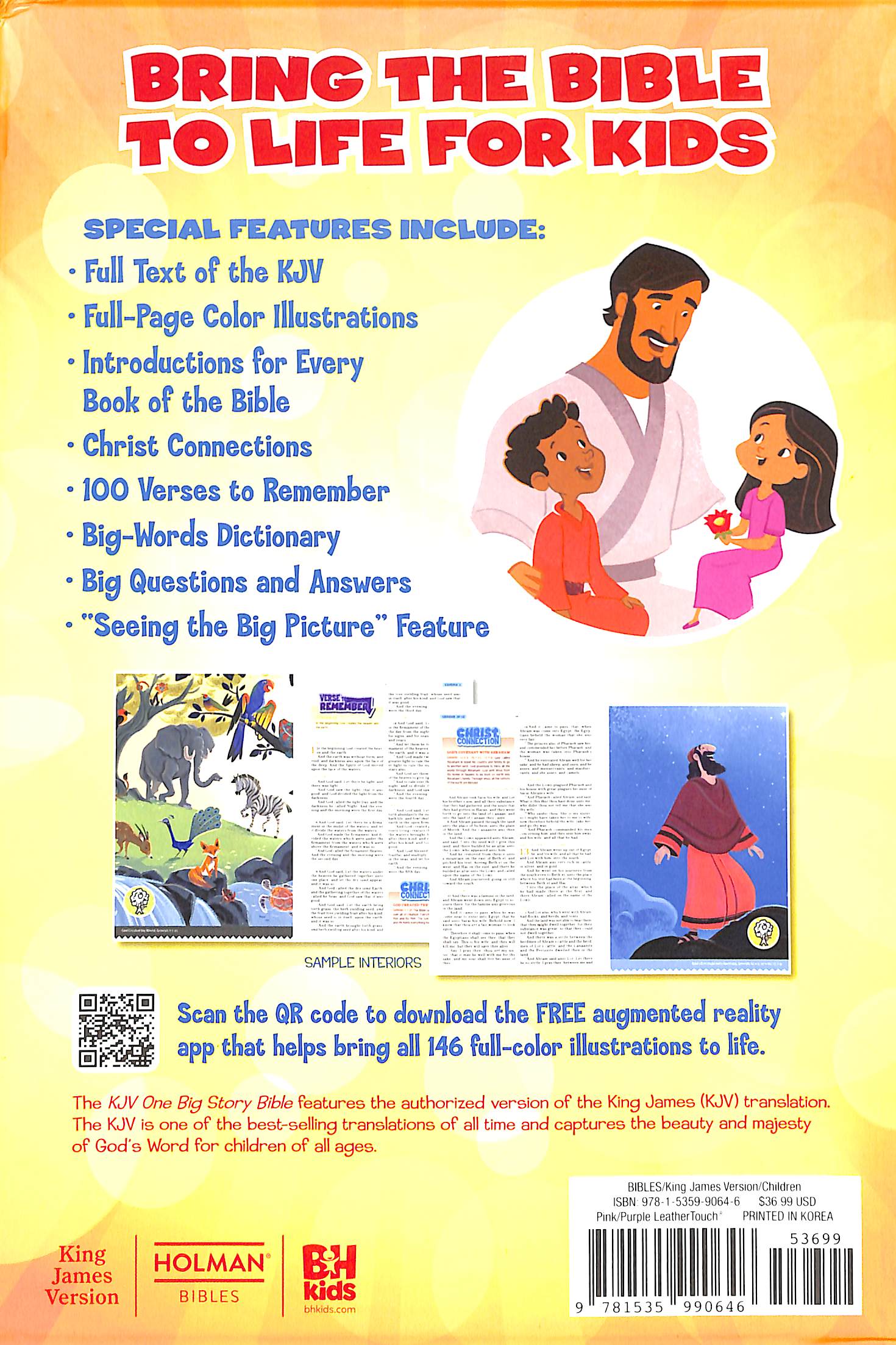 KJV One Big Story Bible Pink/Purple