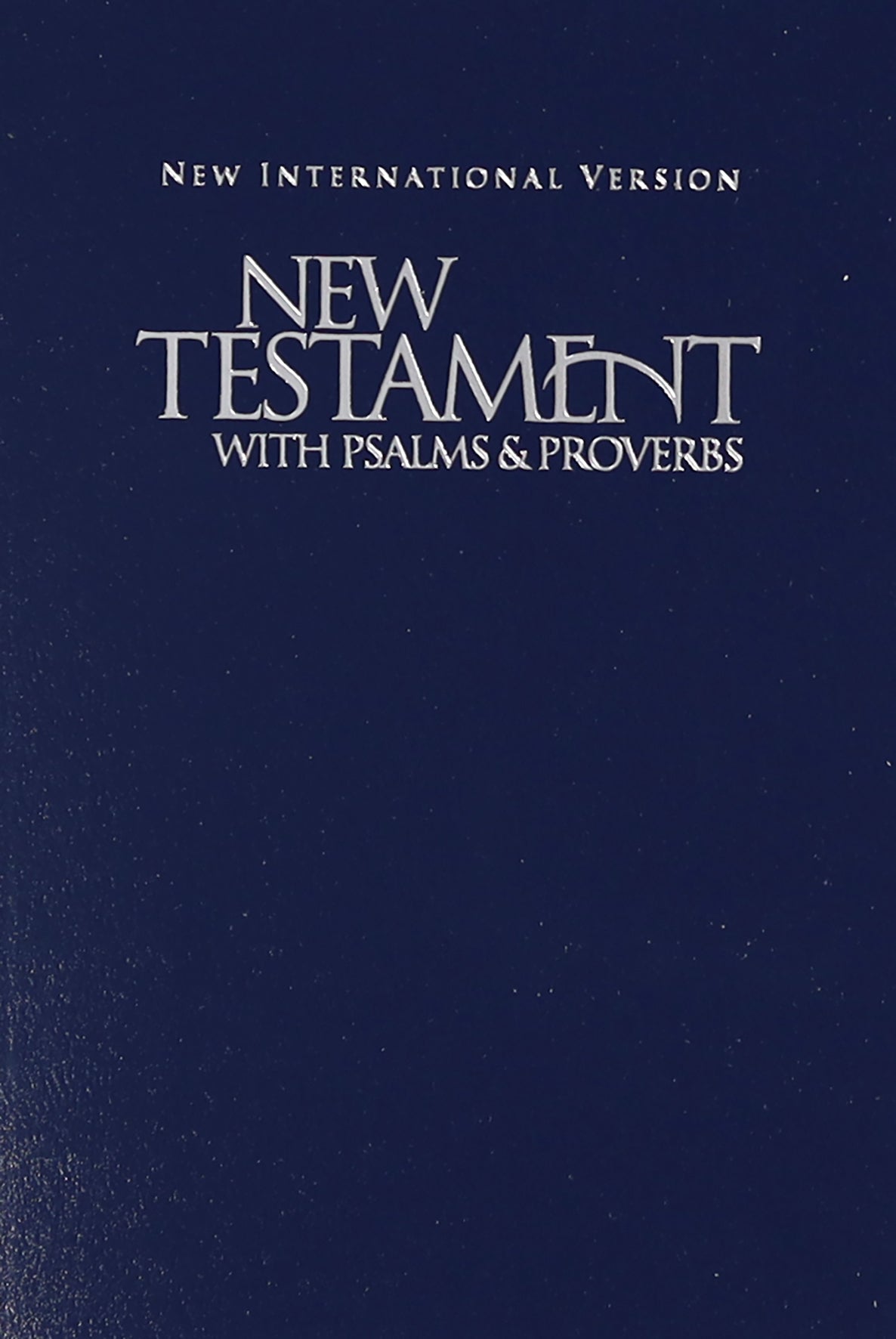 NIV Pocket New Testament with Psalms and Proverbs black letter edition