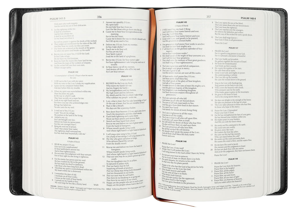 NKJV Bible slip cover over camo in black imitation leather