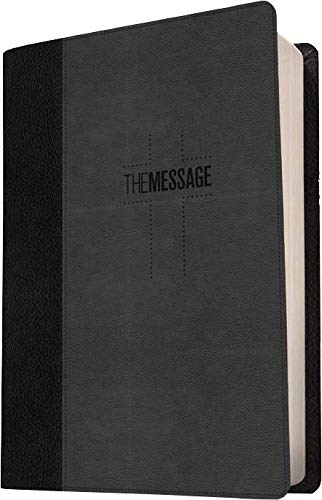 Message Deluxe Gift Bible, Black: The Bible in Contemporary Language Imitation Leather