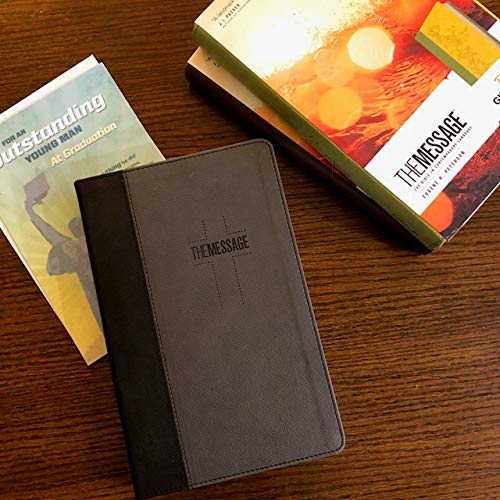 Message Deluxe Gift Bible, Black: The Bible in Contemporary Language Imitation Leather