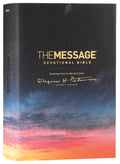 Personalize your faith with the Message Devotional Journaling Bible, featuring black letter edition.