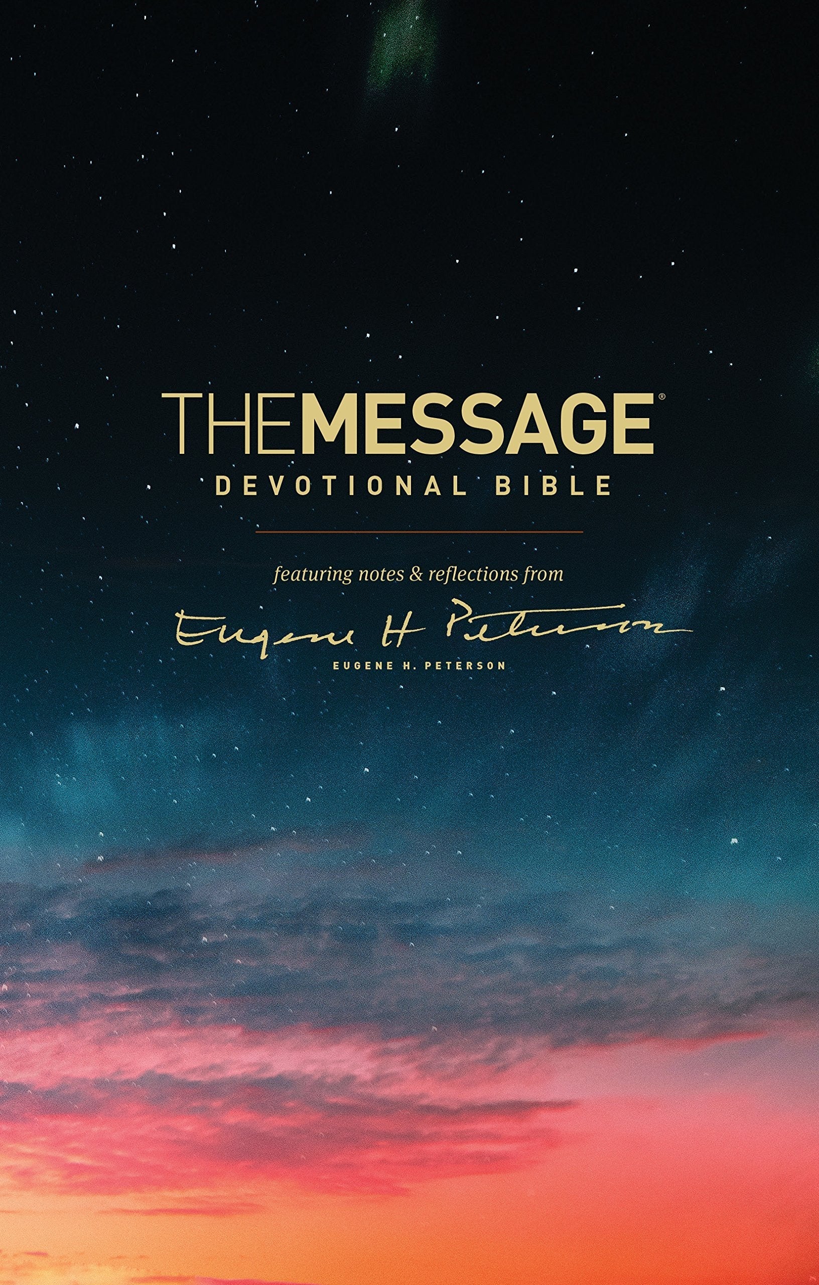 English Standard Version Study Bible featuring The Message Devotional, Hardcover