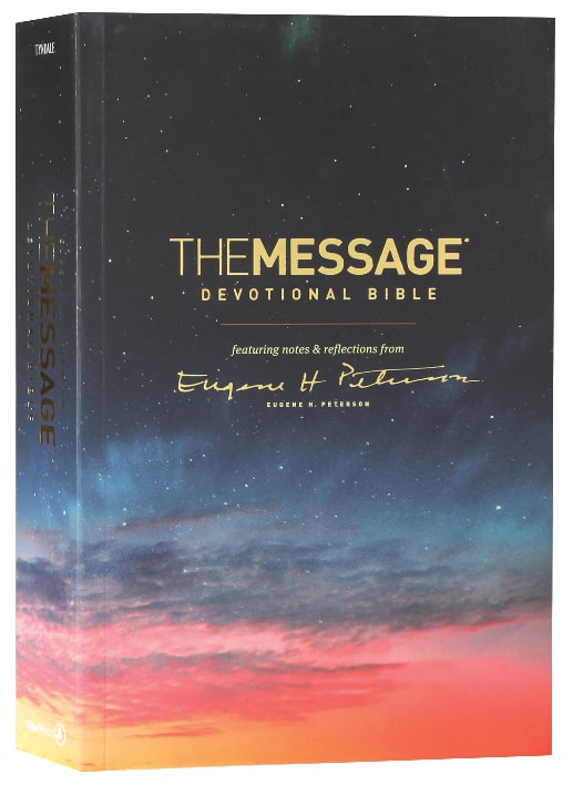 Black Letter Edition Message Devotional Journaling Bible