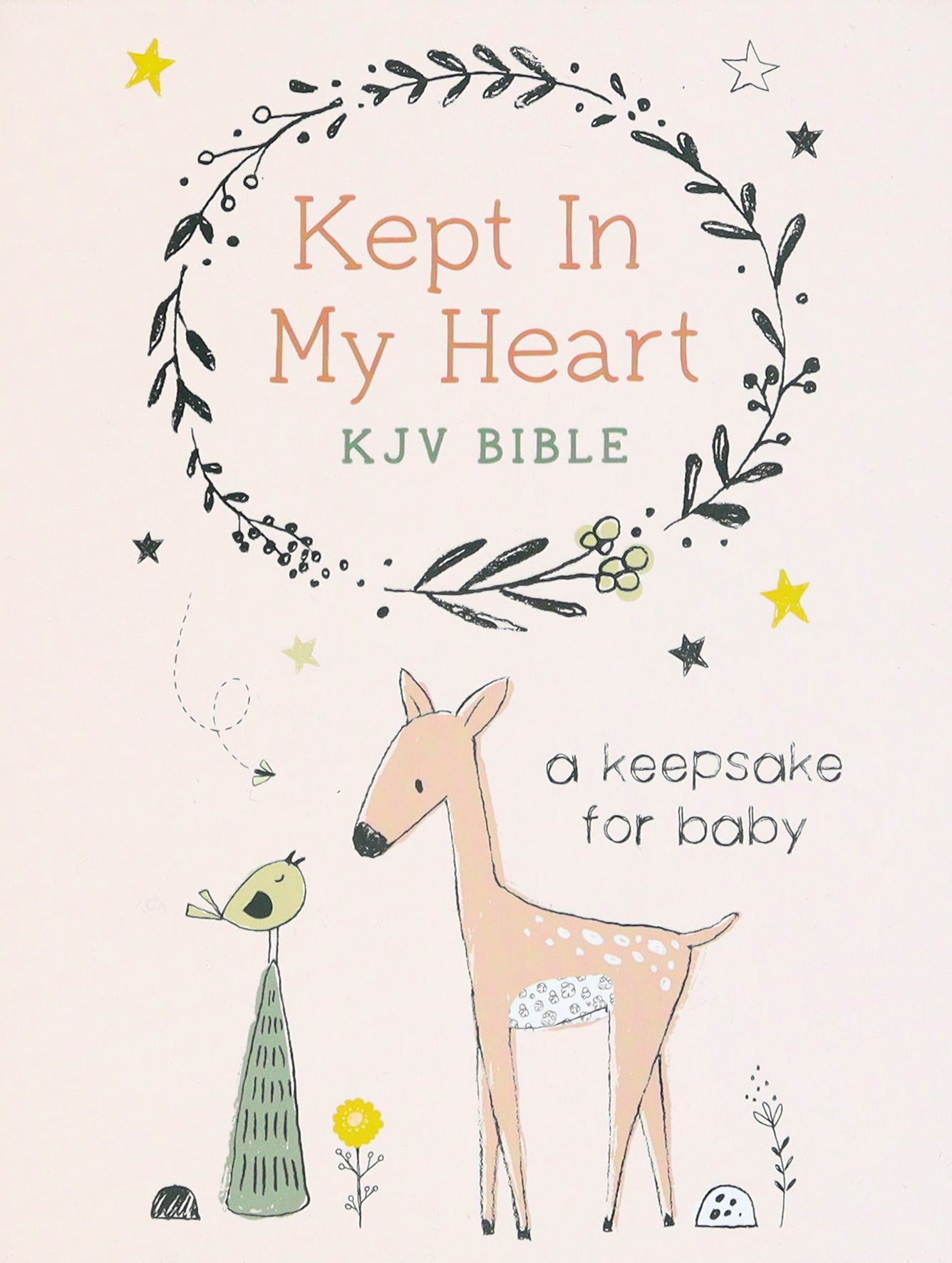 Woodland design KJV Bible for baby's first year