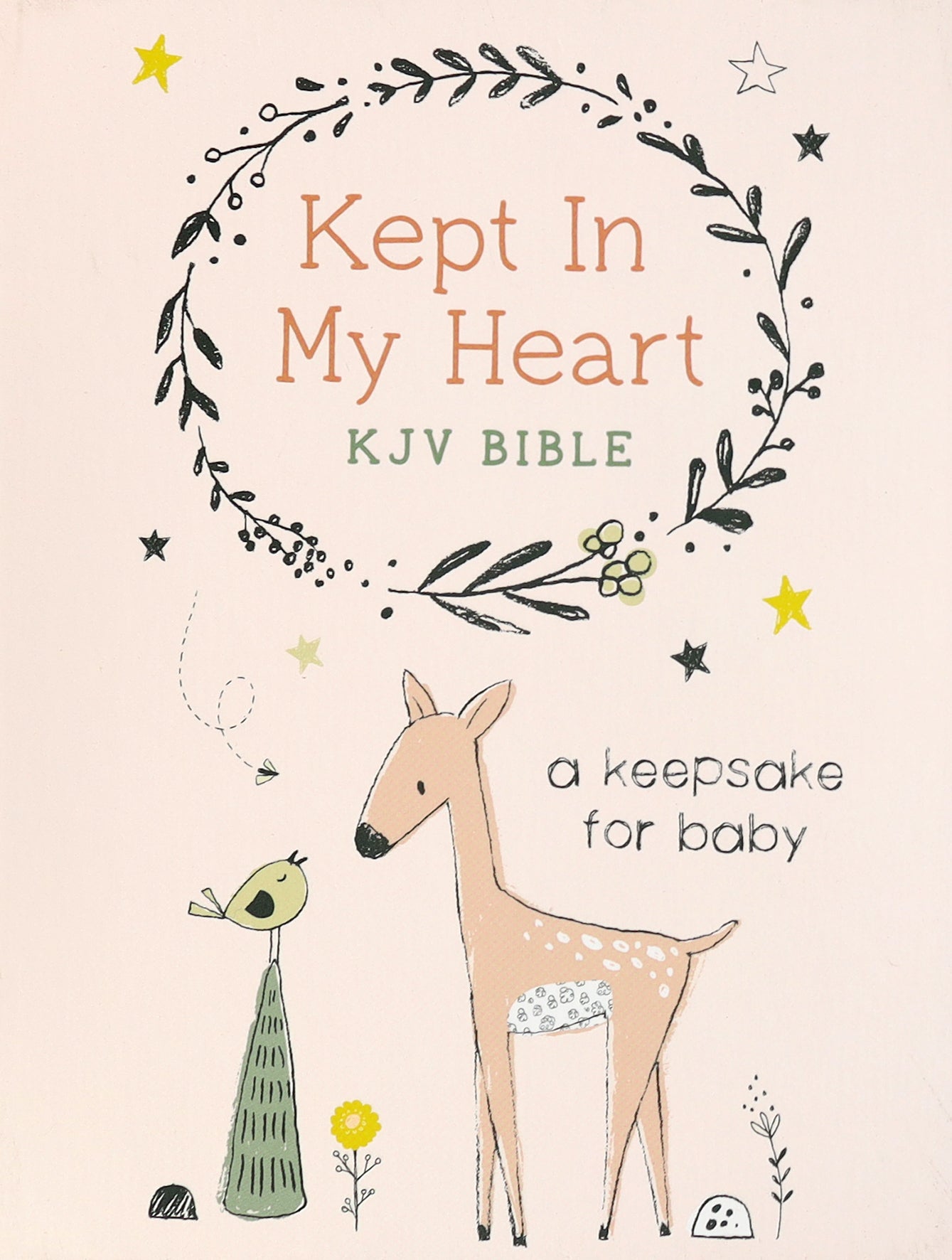 Personalized KJV Bible for baby keepsake