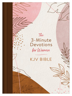 KJV Journaling Bible for Women with 3-Minute Devotions and Rose Copper Accents