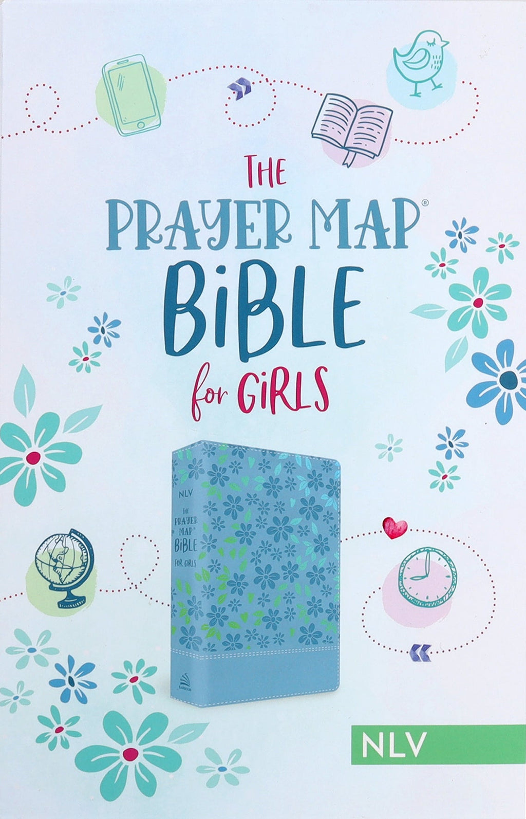 NLV The Prayer Map Bible for Girls, a faith-based resource for young girls
