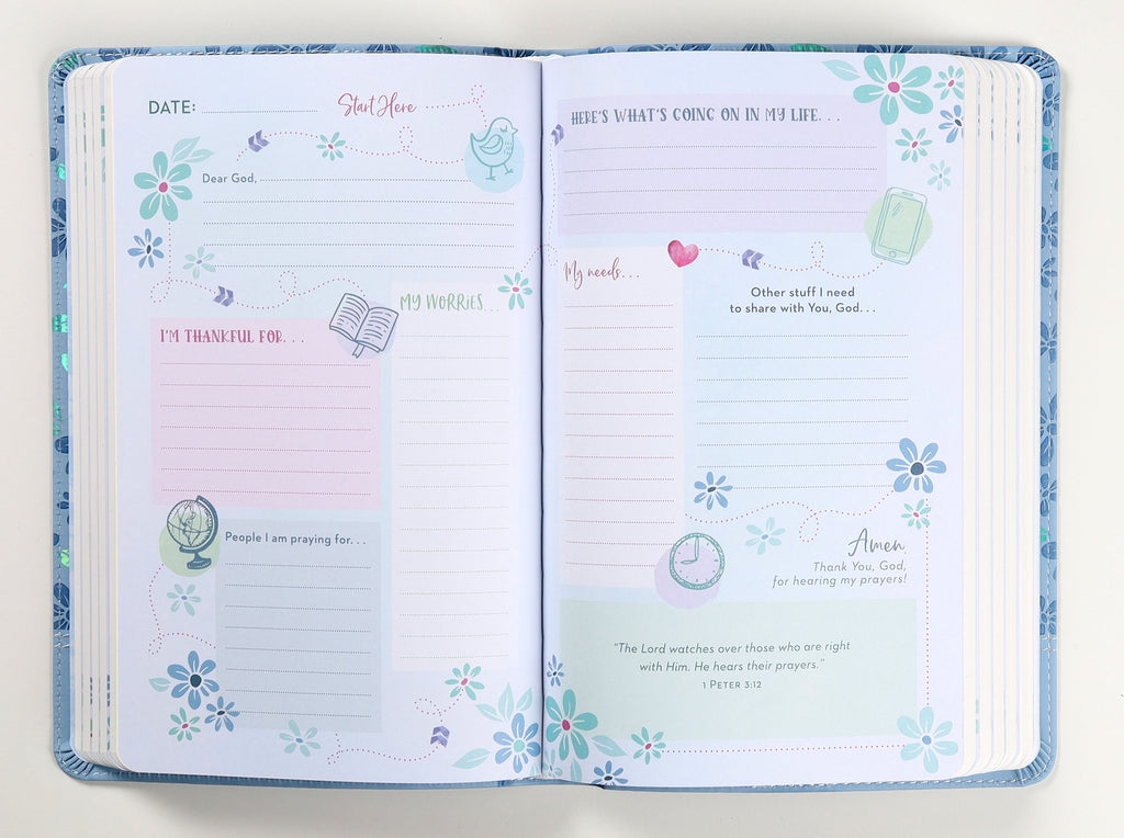 NLV The Prayer Map Bible for Girls, a heart-to-heart conversation with God for girls