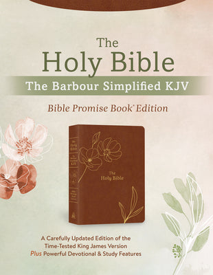 Chestnut Floral KJV Journaling Bible cover