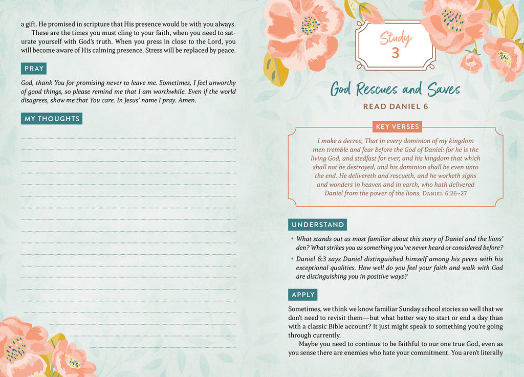 KJV Journaling Bible: Summertime Florals, featuring elegant summer floral patterns for a relaxing reading experience