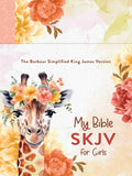 Skjv My Bible Skjv For Girls Floral Giraffe