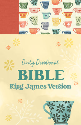 KJV Bible for daily devotions, tangerine tea time journaling bible for inspirational reading