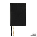 A black indexed NLT devotional journaling Bible for personal reflection and study.