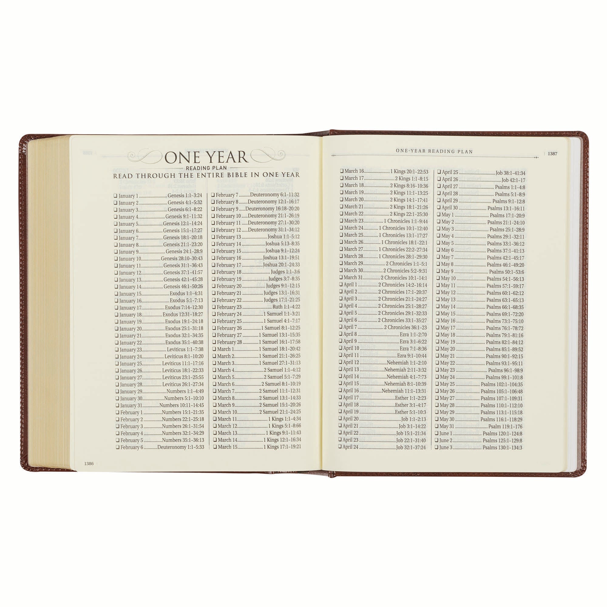 Black Letter KJV Leather Journaling Bible for Note-Taking