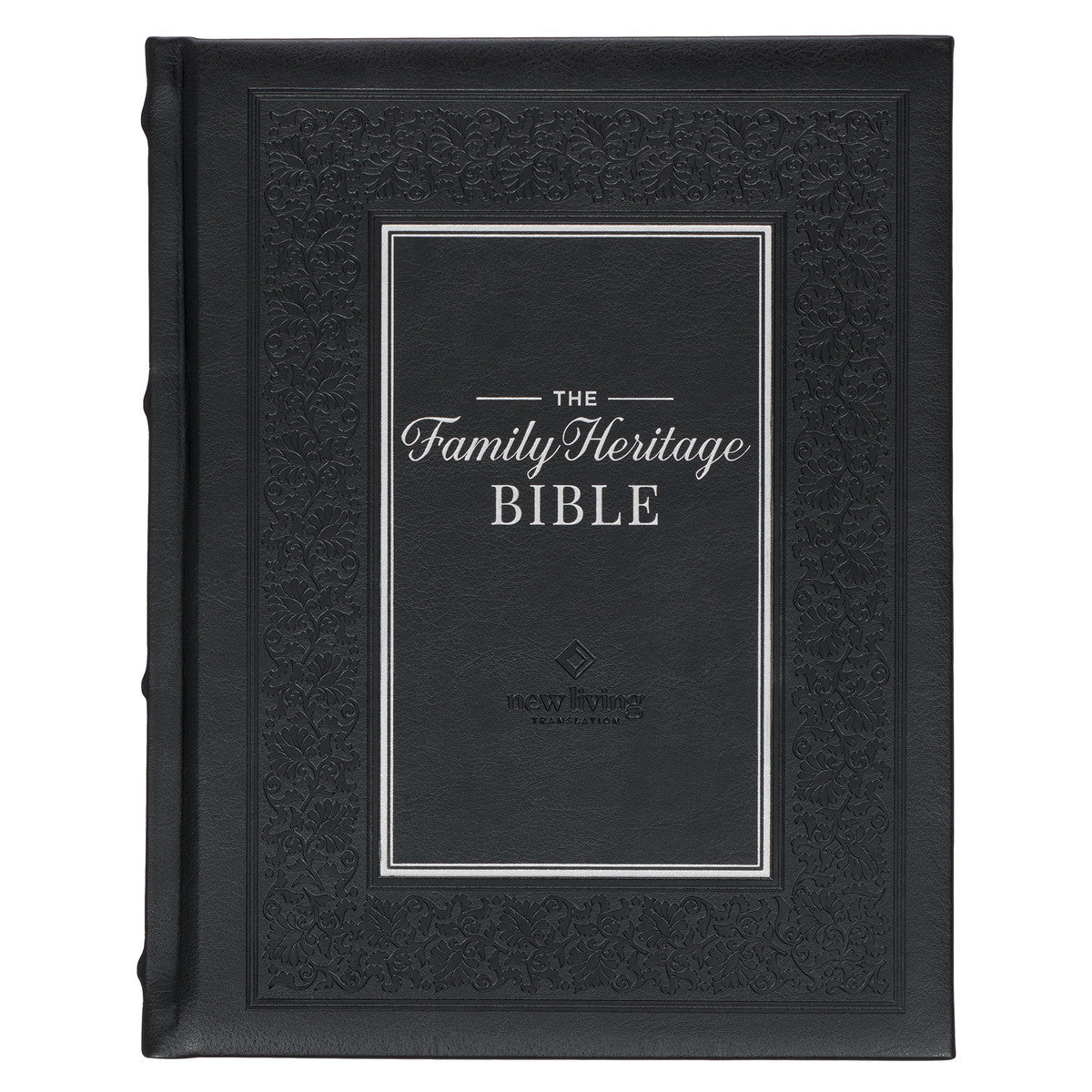 Black Letter NLT Family Heritage Bible with journaling space, a perfect blend of heritage and personal reflection.
