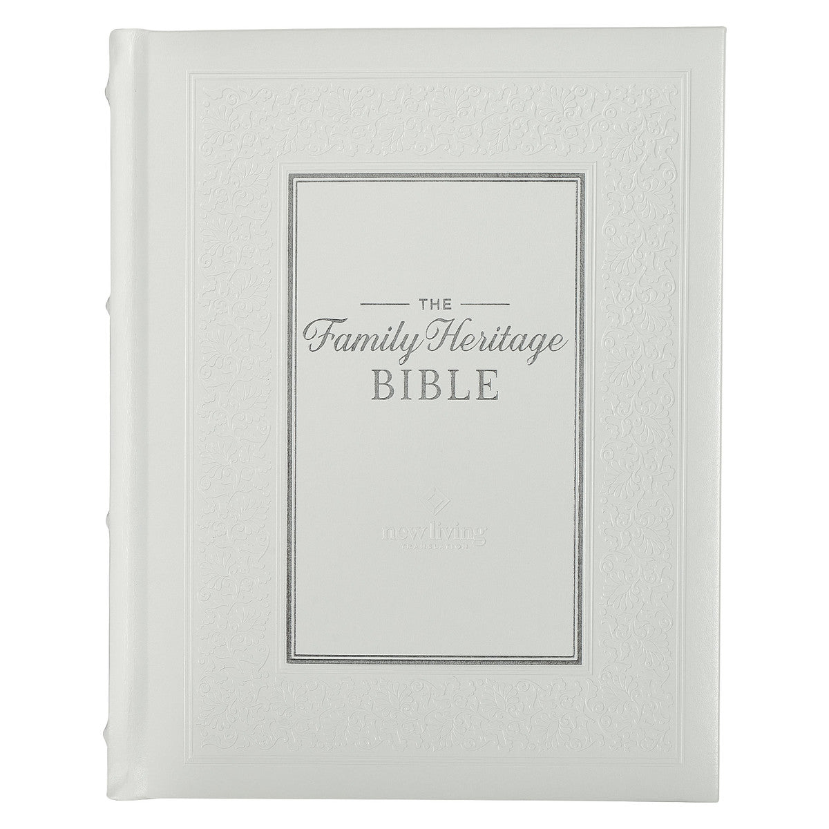 NLT Family Heritage Bible with devotional and journaling space in black letter edition