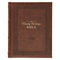 New Living Translation black letter edition Family Heritage Bible with thumb index