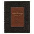 Buy NLT Family Heritage Bible Thumb Index Olive/Brown (Black Letter Edition)