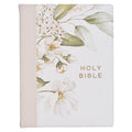 KJV Note-Taking Bible, Gray Floral Printed (Black Letter Edition)