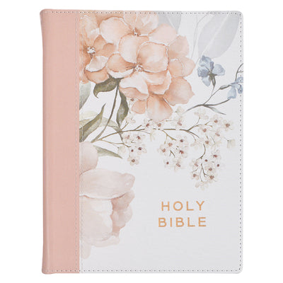 Personalized KJV Devotional Journaling Bible with Black Letter Edition in a sleek design.